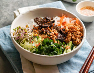 Bún Bò Nam Bộ is a perfect Hanoi street food for a summer day